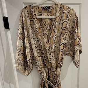 Lulu's Snakeskin Romper